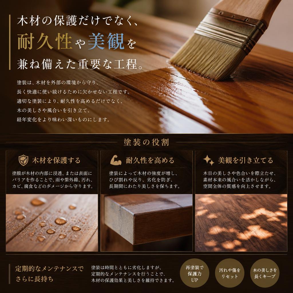 2. 木部塗装の重要性